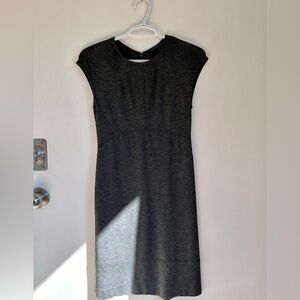 Heather grey Banana Republic office dress